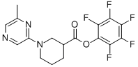 Pentafluorophenyl 1-(6-methylpyrazin-2-yl)piperidine-3-carboxylate Structure,941716-83-2Structure