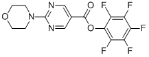 Pentafluorophenyl 2-morpholin-4-ylpyrimidine-5-carboxylate Structure,941717-05-1Structure