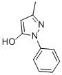 3-Methyl-1-phenyl-1H-pyrazol-5-ol Structure,942-32-5Structure