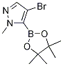 4-溴-1-甲基-5-(4,4,5,5-四甲基-1,3,2-二噁硼烷-2-基)-1H-吡唑結構式_942070-88-4結構式