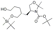 (S)-4-((r)-2-(((叔丁基二甲基甲硅烷基)氧基)甲基)-5-羥基戊基)-2,2-二甲基噁唑啉-3-羧酸叔丁酯結(jié)構(gòu)式_942144-35-6結(jié)構(gòu)式