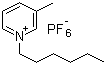 N-hexyl-3-metylpyridinium hexafluorophosphate Structure,942196-38-5Structure