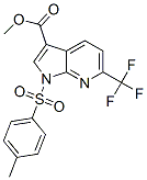 Methyl 6-(trifluoromethyl)-1-tosyl-1H-pyrrolo[2,3-b]pyridine-3-carboxylate Structure,942206-37-3Structure