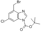 4-(Bromomethyl)-6-chloro-1h-benzimidazole-1-carboxylic acid,1,1-dimethylethyl ester Structure,942317-90-0Structure