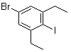 5-Bromo-1,3-diethyl-2-iodo-benzene Structure,942475-12-9Structure