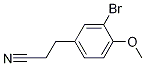 3-(3-Bromo-4-methoxyphenyl)propanenitrile Structure,943-66-8Structure