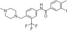 3-碘-4-甲基-N-[4-[(4-甲基-1-哌嗪)甲基]-3-(三氟甲基)苯基]苯甲酰胺結(jié)構(gòu)式_943320-50-1結(jié)構(gòu)式