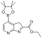 4-(4,4,5,5-四甲基-1,3,2-二噁硼烷-2-基)-3H-吡咯并[2,3-b]吡啶-2-羧酸乙酯結(jié)構(gòu)式_943322-02-9結(jié)構(gòu)式