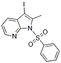 3-Iodo-2-methyl-1-(phenylsulfonyl)-1h-pyrrolo[2,3-b]pyridine Structure,943324-07-0Structure