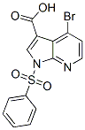 1H-Pyrrolo[2,3-b]pyridine-3-carboxylic acid, 4-bromo-1-(phenylsulfonyl)- Structure,943324-29-6Structure