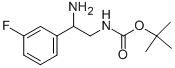 Tert-butyl 2-amino-2-(3-fluorophenyl)ethylcarbamate Structure,943325-30-2Structure