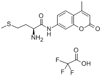 4-甲基-7-香豆素酰胺三氟乙酸-L-蛋氨酸酯結(jié)構(gòu)式_94367-35-8結(jié)構(gòu)式