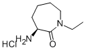 (S)-3-氨基-1-乙基氮雜環(huán)庚烷-2-酮鹽酸鹽結(jié)構(gòu)式_943843-30-9結(jié)構(gòu)式