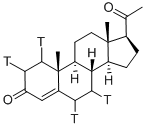 (1,2,6,7-3H[n])-progesterone Structure,94391-12-5Structure