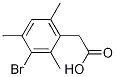 2,4,6-Trimethyl-3-bromophenylacetic acid Structure,944-82-1Structure