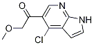 1-(4-Chloro-1h-pyrrolo[2,3-b]pyridin-5-yl)-2-methoxy-ethanone Structure,944124-08-7Structure