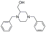 (1,4-Dibenzylpiperazin-2-yl)methanol Structure,94437-04-4Structure