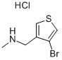 (4-Bromo-thiophen-3-ylmethyl)-methyl-amine hydrochloride Structure,944450-82-2Structure