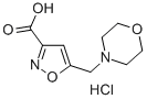 5-(Morpholinomethyl)isoxazole-3-carboxylic acid hydrochloride Structure,944450-97-9Structure