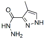 4-Methyl-1h-pyrazole-3-carbohydrazide Structure,94447-15-1Structure