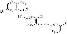 N-(4-(3-fluorobenzyloxy)-3-chlorophenyl)-6-bromoquinazolin-4-amine Structure,944549-41-1Structure