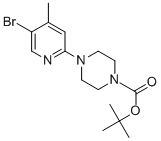 1-Boc-4-(5-bromo-4-methyl-2-pyridinyl)piperazine Structure,944582-92-7Structure