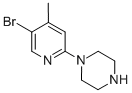 5-Bromo-2-piperazino-4-picoline Structure,944582-93-8Structure