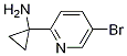 1-(5-Bromo-pyridin-2-yl)-cyclopropylamine Structure,944718-22-3Structure