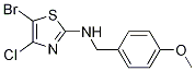 5-Bromo-4-chloro-n-(4-methoxybenzyl)thiazol-2-amine Structure,944805-53-2Structure