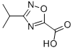 3-Isopropyl-1,2,4-oxadiazole-5-carboxylicacid Structure,944906-38-1Structure