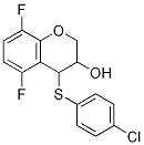 4-((4-Chlorophenyl)thio)-5,8-difluorochroman-3-ol Structure,944944-61-0Structure