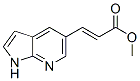 3-(1H-Pyrrolo[2,3-b]pyridin-5-yl)-acrylic acid methyl ester Structure,945029-05-0Structure