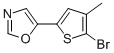 Oxazole, 5-(5-bromo-4-methyl-2-thienyl)- Structure,945392-07-4Structure