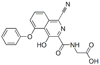 n-[(1-氰基-4-羥基-5-苯氧基-3-異喹啉)羰基]-甘氨酸結(jié)構(gòu)式_945739-80-0結(jié)構(gòu)式