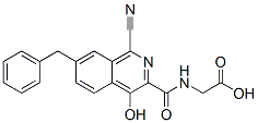 n-[[1-氰基-4-羥基-7-(苯基甲基)-3-異喹啉]羰基]-甘氨酸結(jié)構(gòu)式_945739-84-4結(jié)構(gòu)式