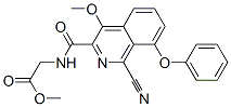 n-[(1-氰基-4-甲氧基-8-苯氧基-3-異喹啉)羰基]-甘氨酸甲酯結(jié)構(gòu)式_945739-97-9結(jié)構(gòu)式