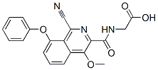 n-[(1-氰基-4-甲氧基-8-苯氧基-3-異喹啉)羰基]-甘氨酸結(jié)構(gòu)式_945739-98-0結(jié)構(gòu)式