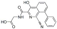 Glycine, n-[(1-cyano-4-hydroxy-8-phenyl-3-isoquinolinyl)carbonyl]- Structure,945740-13-6Structure