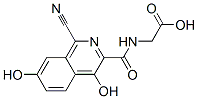 n-[(1-氰基-4,7-二羥基-3-異喹啉)羰基]-甘氨酸結(jié)構(gòu)式_945740-15-8結(jié)構(gòu)式