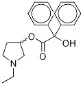 Benzilic acid 1-ethyl-3-pyrrolidinyl ester Structure,94576-88-2Structure