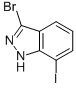 3-bromo-7-nitro-1H-indazole Structure,945761-95-5Structure