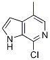 7-Chloro-4-methyl-1h-pyrrolo[2,3-c]pyridine Structure,945840-68-6Structure