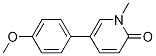 5-(4-Methoxyphenyl)-1-methylpyridin-2(1h)-one Structure,945980-20-1Structure