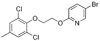 5-Bromo-2-[2-(2,6-dichloro-4-methylphenoxy)ethoxy]pyridine Structure,945999-98-4Structure