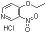 4-乙氧基-3-硝基吡啶鹽酸鹽結(jié)構(gòu)式_94602-04-7結(jié)構(gòu)式