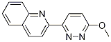 2-(6-Methoxypyridazin-3-yl)quinoline Structure,946155-88-0Structure