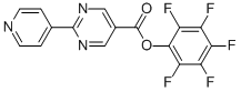 Pentafluorophenyl 2-pyridin-4-ylpyrimidine-5-carboxylate Structure,946409-27-4Structure