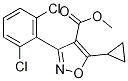 5-環(huán)丙基-3-(2,6-二氯苯基)-4-異噁唑羧酸甲酯結(jié)構(gòu)式_946426-88-6結(jié)構(gòu)式