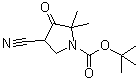 Tert-butyl 4-cyano-2,2-dimethyl-3-oxopyrrolidine-1-carboxylate Structure,946497-94-5Structure