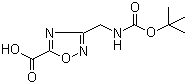 3-((Tert-butoxycarbonyl)methyl)-1,2,4-oxadiazole-5-carboxylicacid Structure,946667-81-8Structure